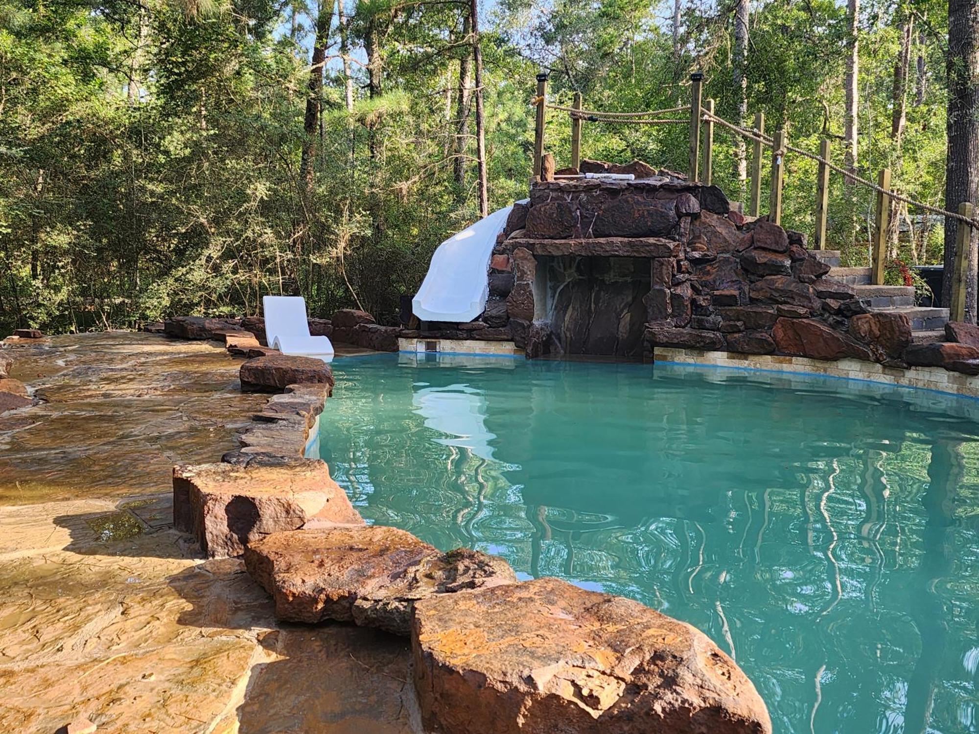 Waterfront Lonestar Cabin In A Magical Forest Villa Waller megye Kültér fotó